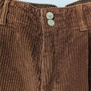 Lands' End Vintage High Rise Brown Corduroy Pants Slacks 80s/90s Women's 16
